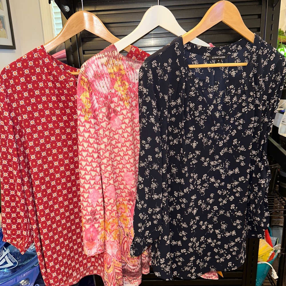 Women’s 25-piece Wardrobe, L & 14, Banana Rep, Ann Taylor, WHBM, Lucky Br, CK +